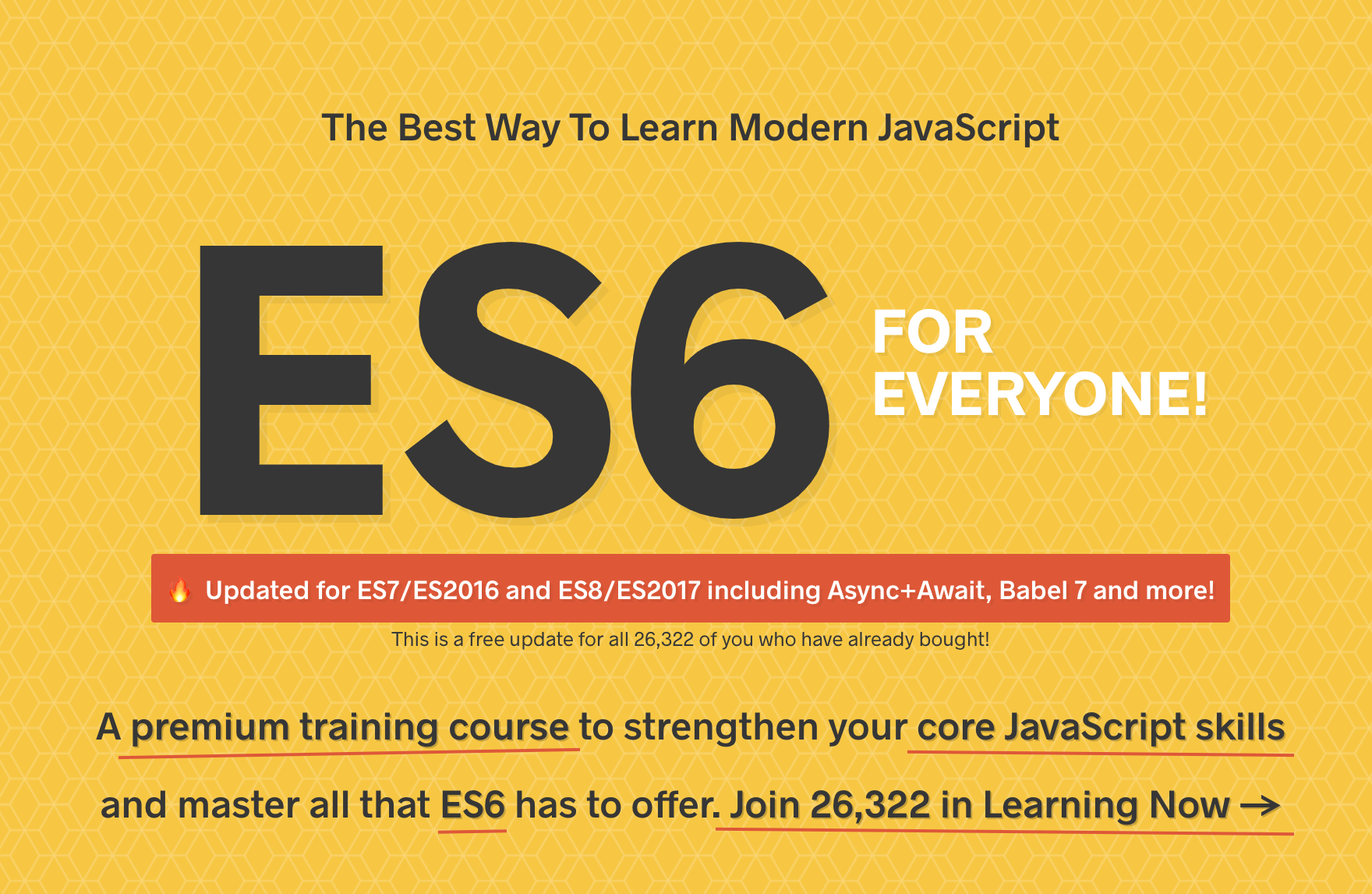 Wes Bos - ES6 for Everyone