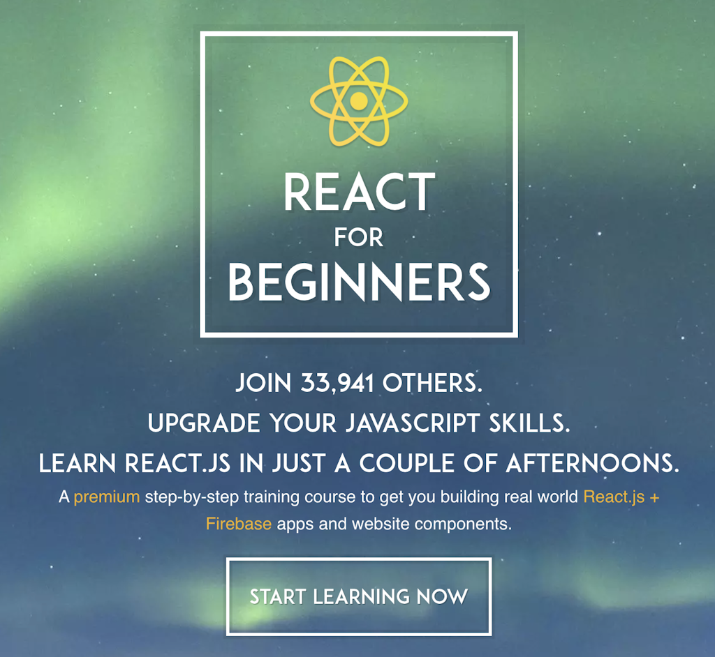 Wes Bos - React for Beginners